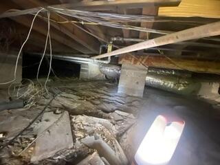 Complete Foundation Stabilization & Exterior Drainage Installation