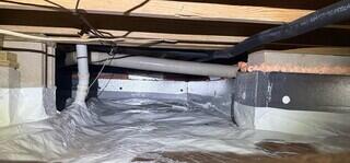 A Brighter and Cleaner Crawl Space