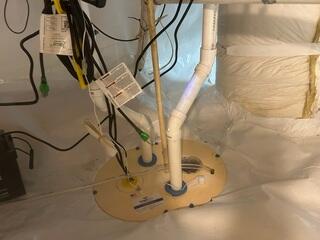TripleSafe Sump Pump Installed