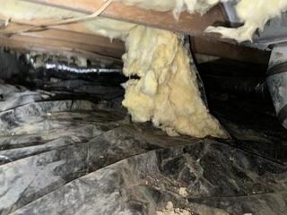 Crawl Space During Inspection