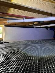 Drainage Matting is Installed