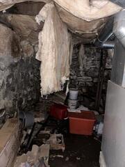 Cold Basement, Failing Fiberglass Insulation