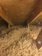 New Cellulose Attic Insulation
