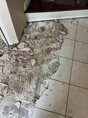 Water Damage Floor Demolition in Frisco, TX - Remodeling and Restoration