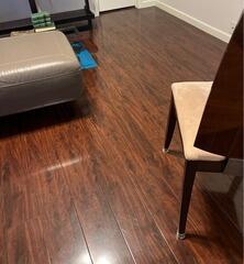 Water-Damaged Hardwood Flooring in Frisco, TX - Moisture Swelling and Restoration