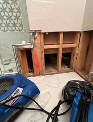 Wall Opening and Moisture Inspection in Frisco, TX - Water Damage Restoration