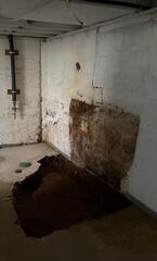 Reinforcement of Bowing Basement Wall - Portland, OR