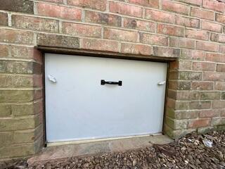 New Crawl Space Door