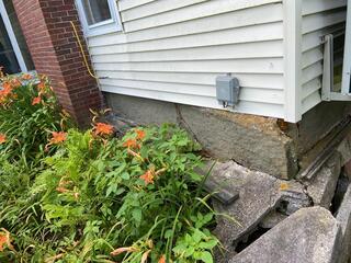 Cracked, Bowing Foundation