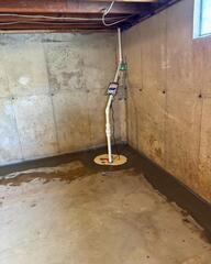 Newly Installed Sump Pump