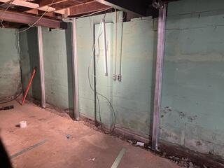 Foundation Wall Secured