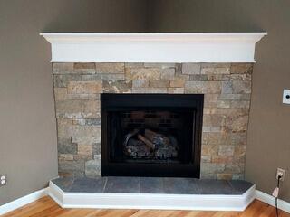 Vent Free Fireplace Makeover