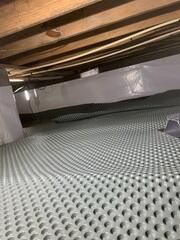 Drainage Matting Installed
