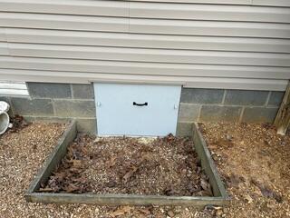 New Crawl Space Door