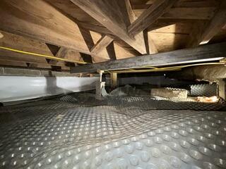 Installing Drainage Matting