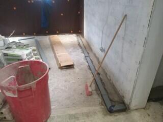 Waterguard installed in treench