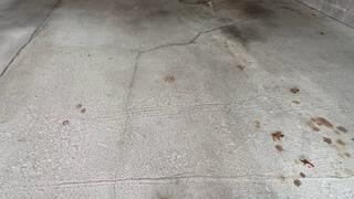 Cracked Concrete in the Garage