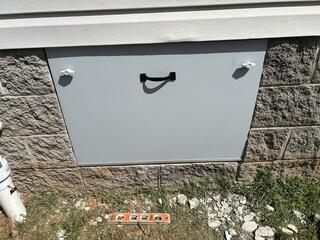 New Crawl Space Door