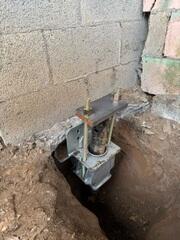 Helical Piers Installation