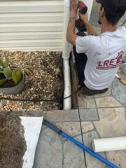 Connecting Downspouts