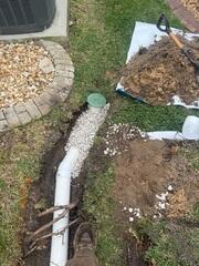 Installing Pop-up Relief Drain