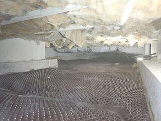 Drainage Matting Below the CleanSpace