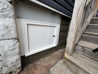 New Crawl Space Door