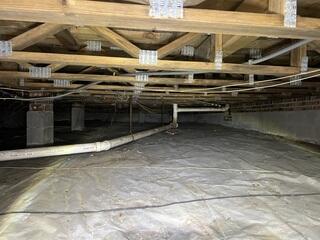Complete Crawl Space Encapsulation & Smart Support System in Raleigh, NC