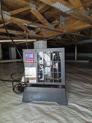 SaniDry Dehumidifier Installed in Raleigh, NC Crawl Space