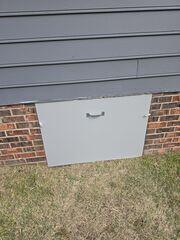 Sealed Crawl Space Access Door Installed in Raleigh, NC