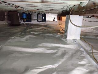 Vapor Barrier Installed