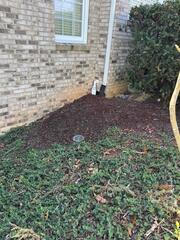 Clean, Finished Crawl Space System with Proper Exterior Drainage