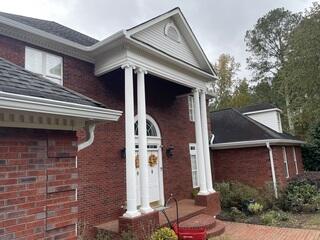 Gutter Shutter Installed