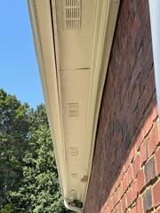 Damaged soffit and fascia