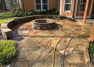 Firepit Area Cleaning