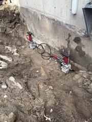 Push Piers Pressurized