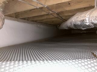 Drainage Matting Installed
