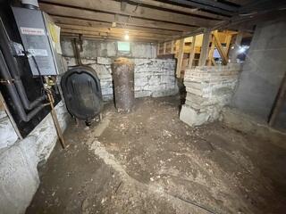 Damp Crawl Space