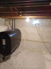 New Vapor Barrier & Spray Foam Insulation