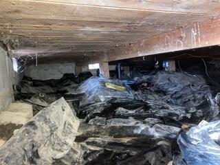Crawl Space Waterproofing With New Access - Salem, OR