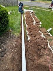 Discharge Line Installation