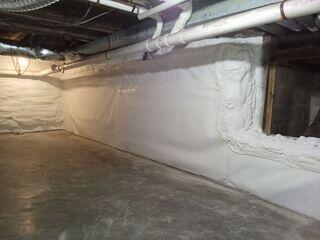 Waterproofed Basement