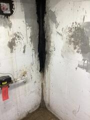 Previously Repaired Wall Crack