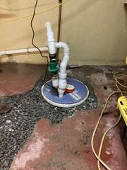 New Sump Pump System
