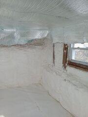 Encapsulated Crawl Space with Spray Foam