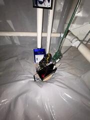 TripleSafe Sump Pump Installed