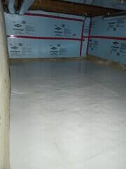 Terra block floor insulation