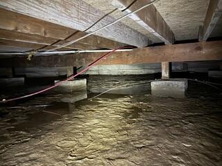 Standing Water and Hanging Electrical Cords