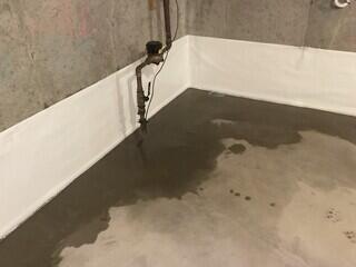 Completely Waterproofing an Unfinished Basement in Franklin, MA