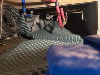 Drainage Matting Installed